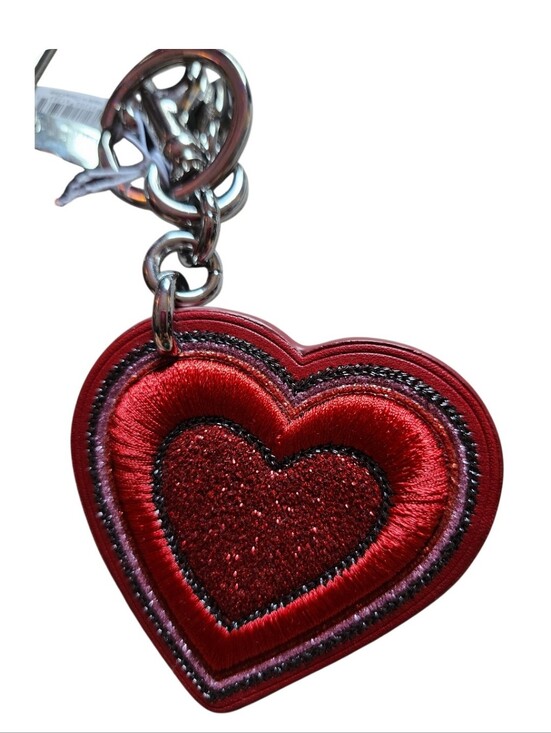 Coach Accessories - Coach NWT Red Heart Charm Bagcharm Keychain